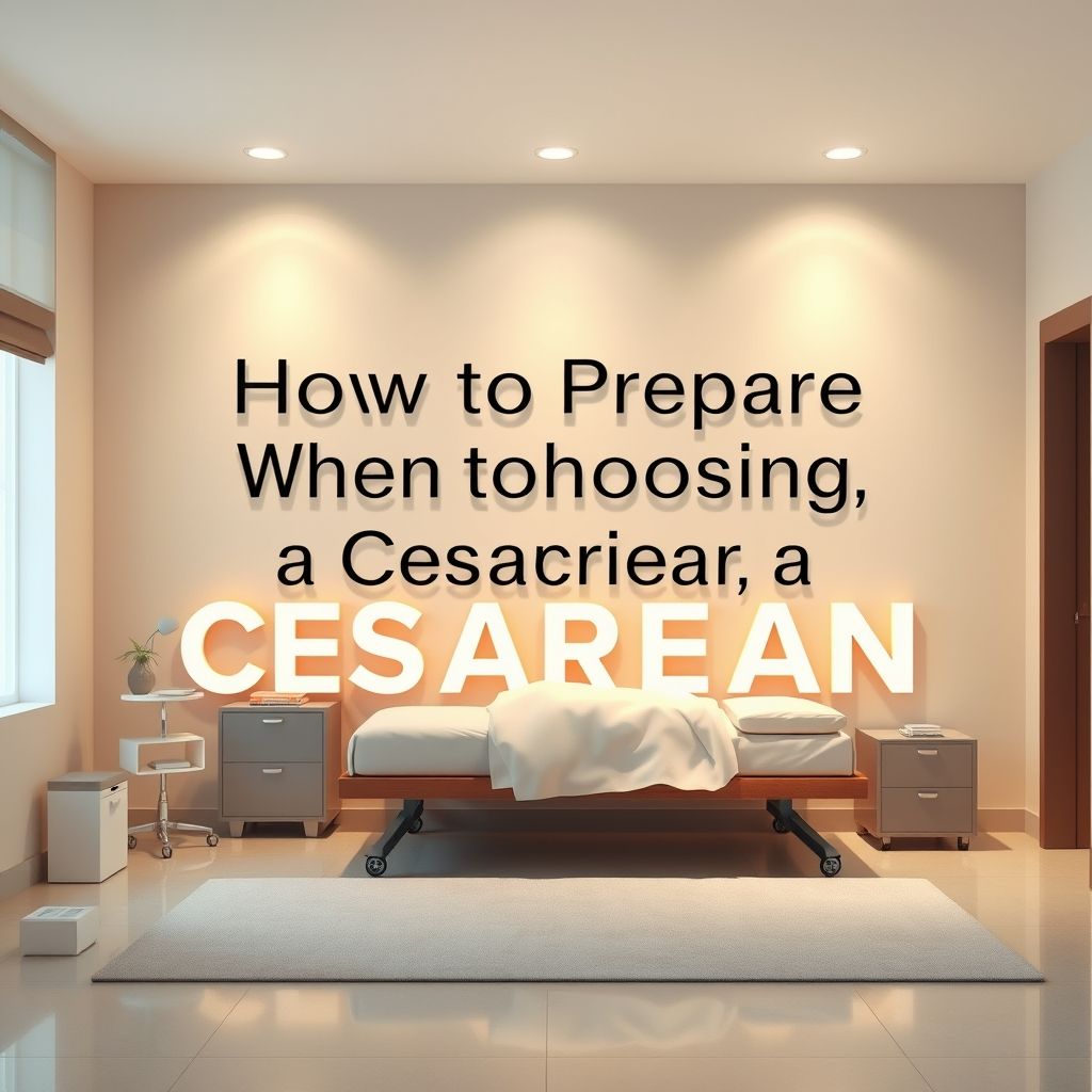 เตรียมตัวอย่างไรเมื่อเลือกวันผ่าคลอด